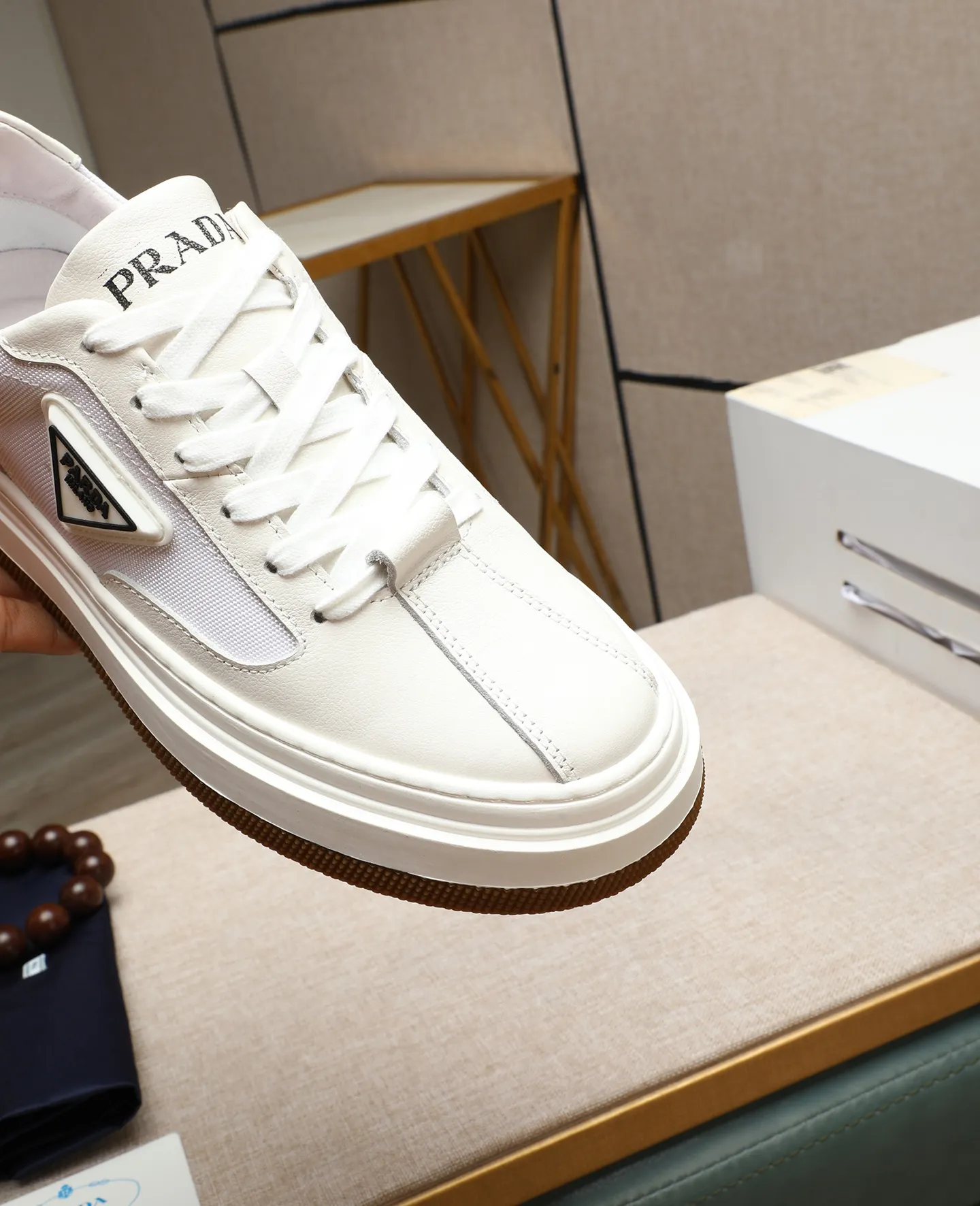 Men's shoes 💰440 🌹🌹[PRADA—Prada] 2025 latest model 🙈original replica! 👟👟👟Available here. The workmanship is top-notch. The upper is made from Italy. 🇮🇹Imported first-layer cowhide. ❗️Breathable genuine leather lining @Suitable for travel. The original version has an enlarged engraved sole, making it suitable for all kinds of travels, showing low-key luxury. Let quality speak for itself. Color: Size: 38-45